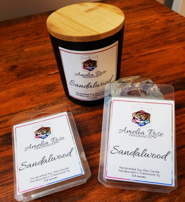 Sandalwood Soy Wax Candle