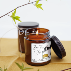 Bow Ties and Bourbon Candle